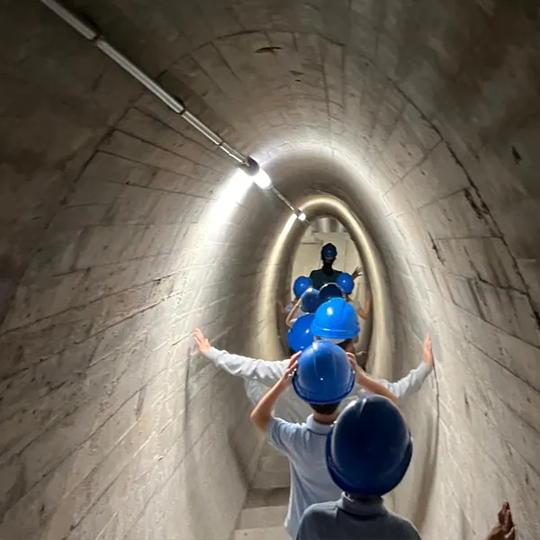 Le Parascolaire à Vivalys : Visite du barrage hydroélectrique de Rossens
